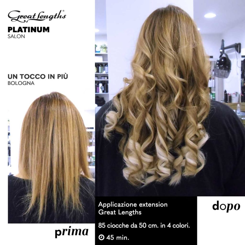 UN TOCCO IN PIÙ | Salone extensions Great Lengths a Bologna
