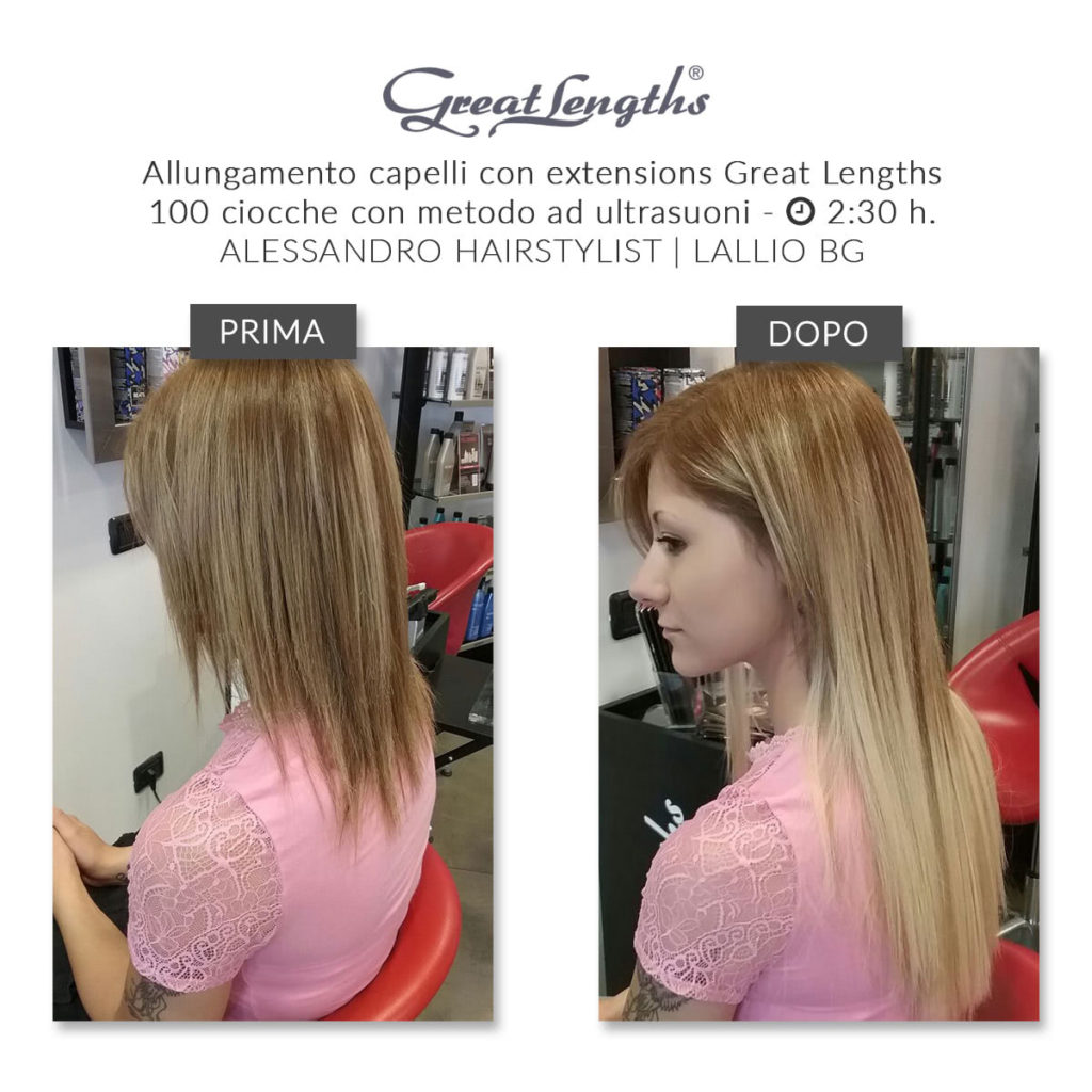 Alessandro Hairstylist | Extensions Great Lengths a Bergamo